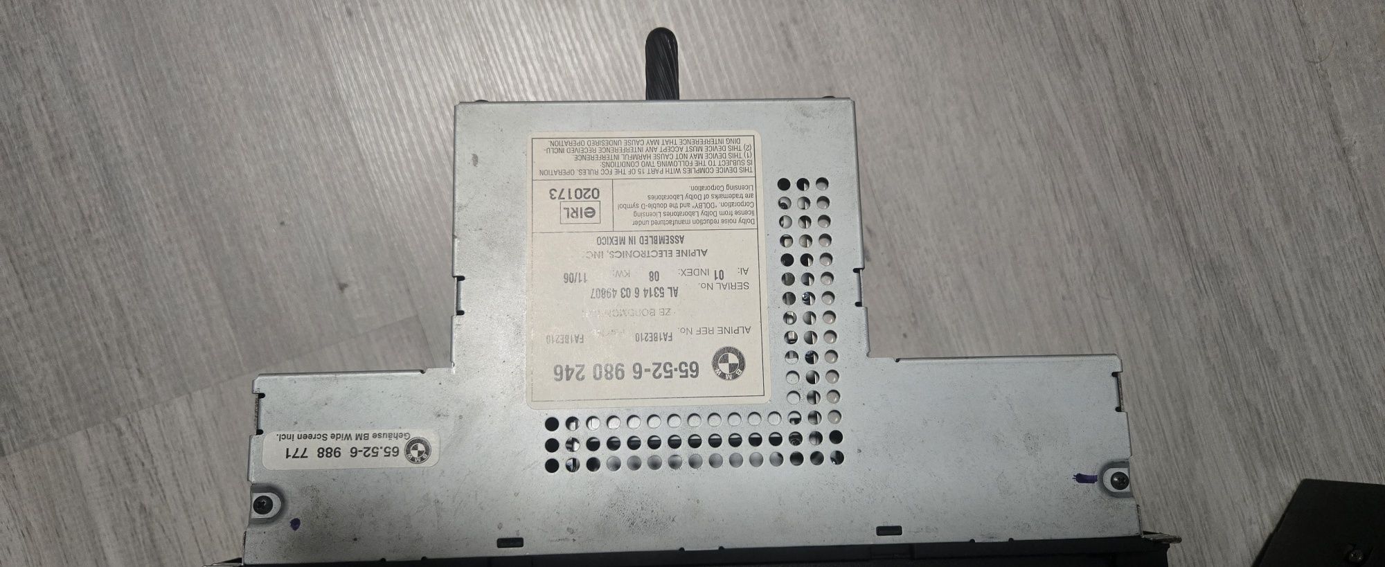 Оригинална мултимедия + чейнджър за 6 дис + GPS DVD за BMW X5 2006 E53
