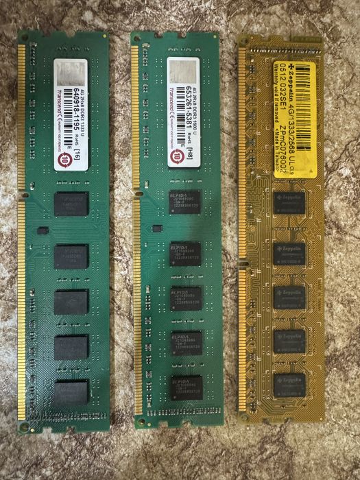 Озу DDR4 и DDR3. Продам.