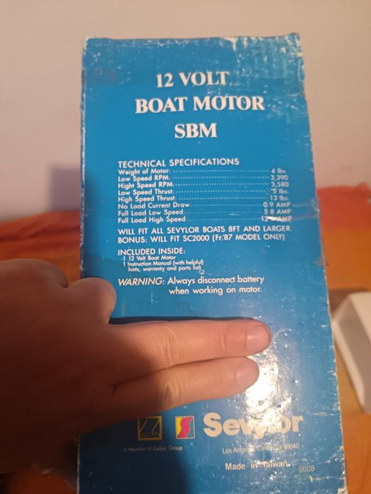 Motor electric Barca pneumatica