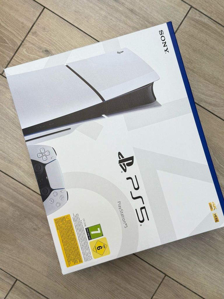 Sigilat!!Consola PlayStation 5 Slim (PS5) 1TB, D-Chassis, White
