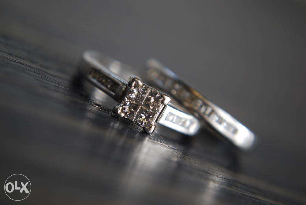 Set platina/diamante Ernest Jones