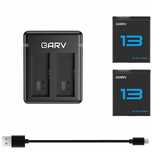 Комплект GARV зарядно устройство + 2бр. Батерии за GoPro Hero 13 Black