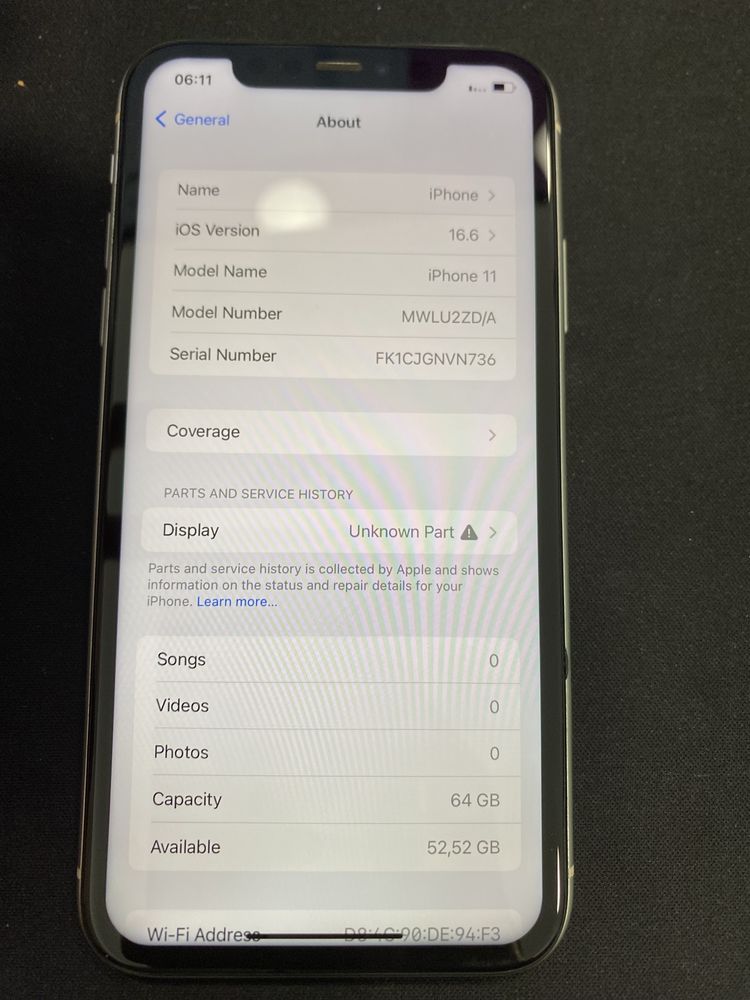 Iphone 11 64 Gb id-myb