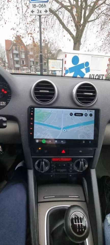 Navigatie Audi A3 9 inch 4GB RAM Android Wi-Fi internet Waze YouTube