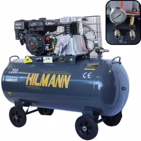 Motocompresor 200L, 6.5CP pe benzină 10 bar, HL9047