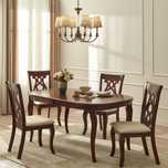 Scaune set 6 dining lemn Mobexpert