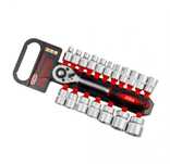 Chei tubulare + cliket socket set 1/2 12 piese 8-24mm