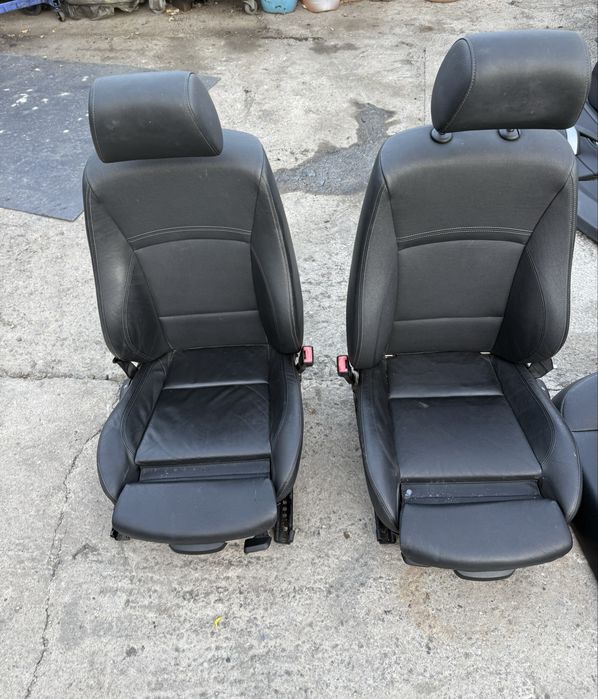 Interior piele recaro sport bmw e90 e91 scaune banchete bmw e90