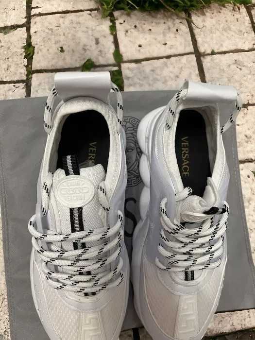 Versace Chain Reaction Medusa Alb / AdidasiUnisex / Noi