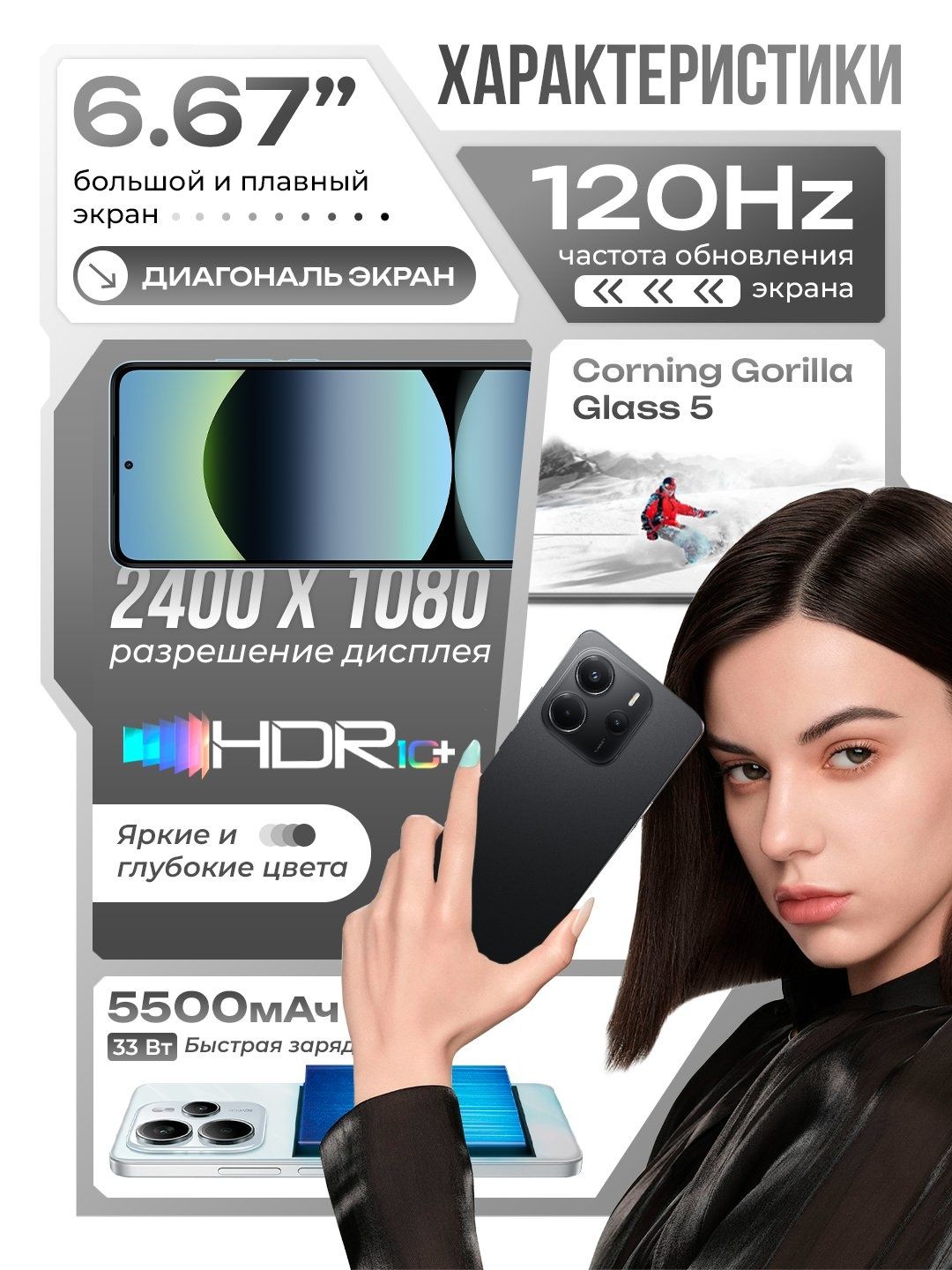 Новый Redmi Note 14 Global  +IMEI +Гарантия +Доставка