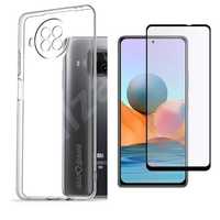 Husa Silicon si Folie Sticla 11D - XIAOMI Redmi Note 10T/11T.12 PRO 5G