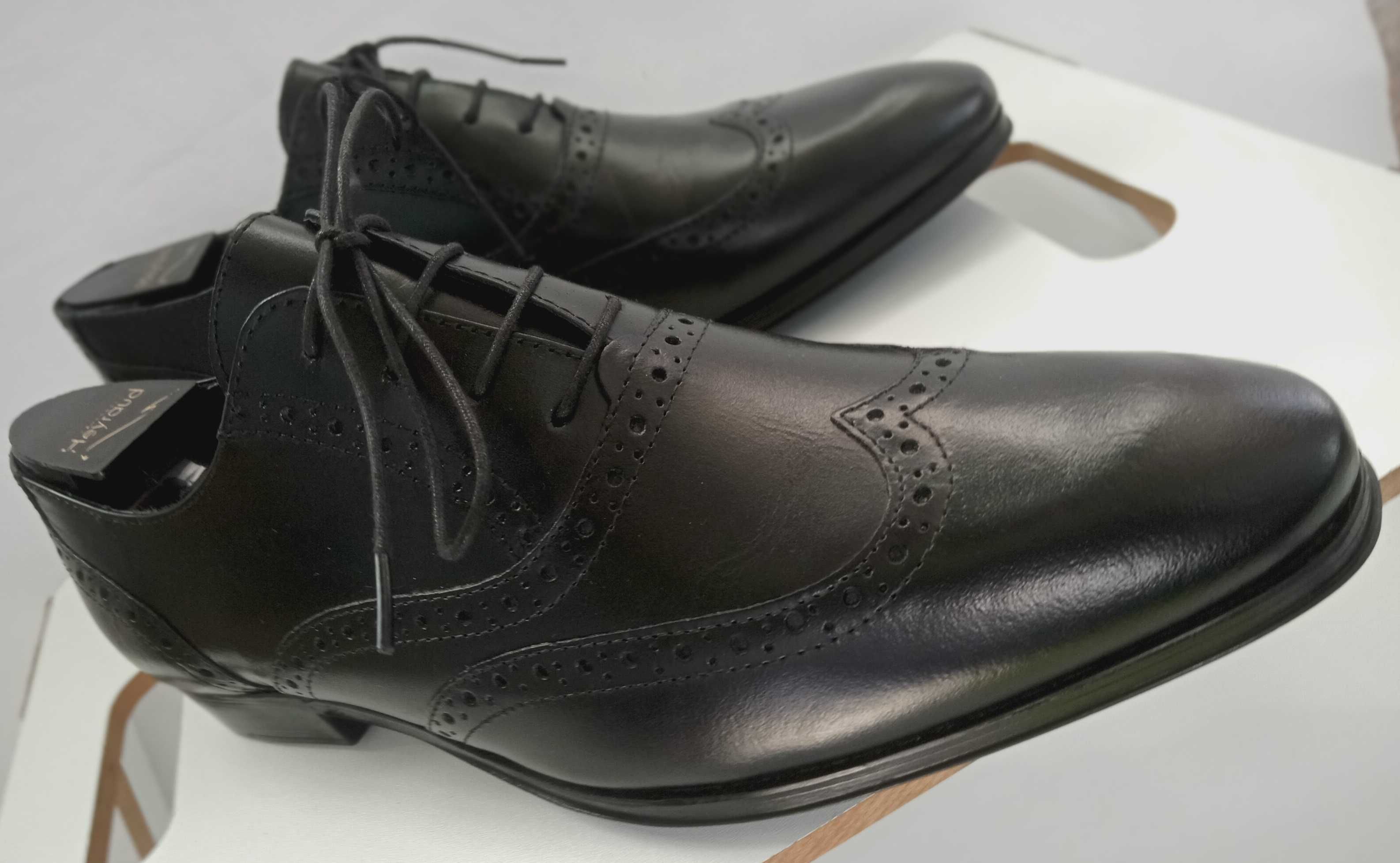 Pantofi oxford wingtip Asos 44 piele naturala