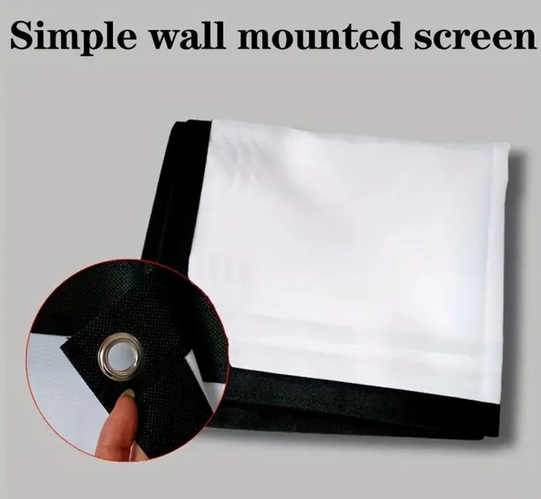 ,LED проектор и екран 72 инча