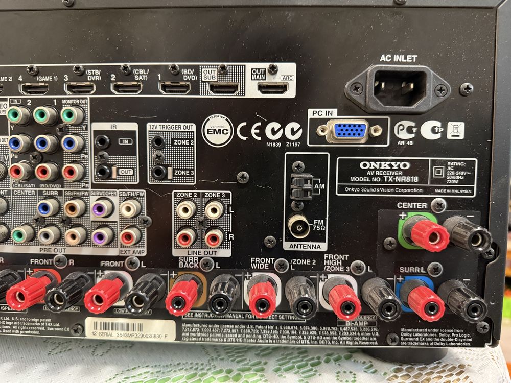 Onkyo TX-NR818 resiver