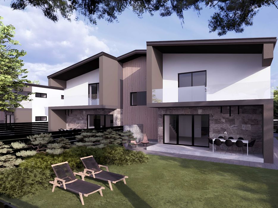 Casa moderna tip duplex