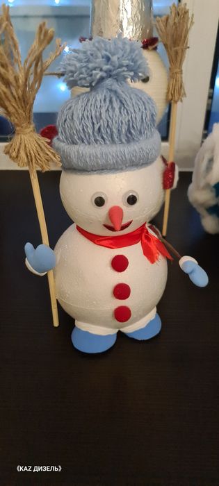 Снеговик (Новый год) ручная работа