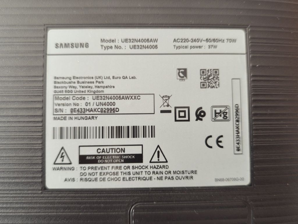 Нов! Samsung телевизор 32инча, HDTV N4000 Series 4 LED
