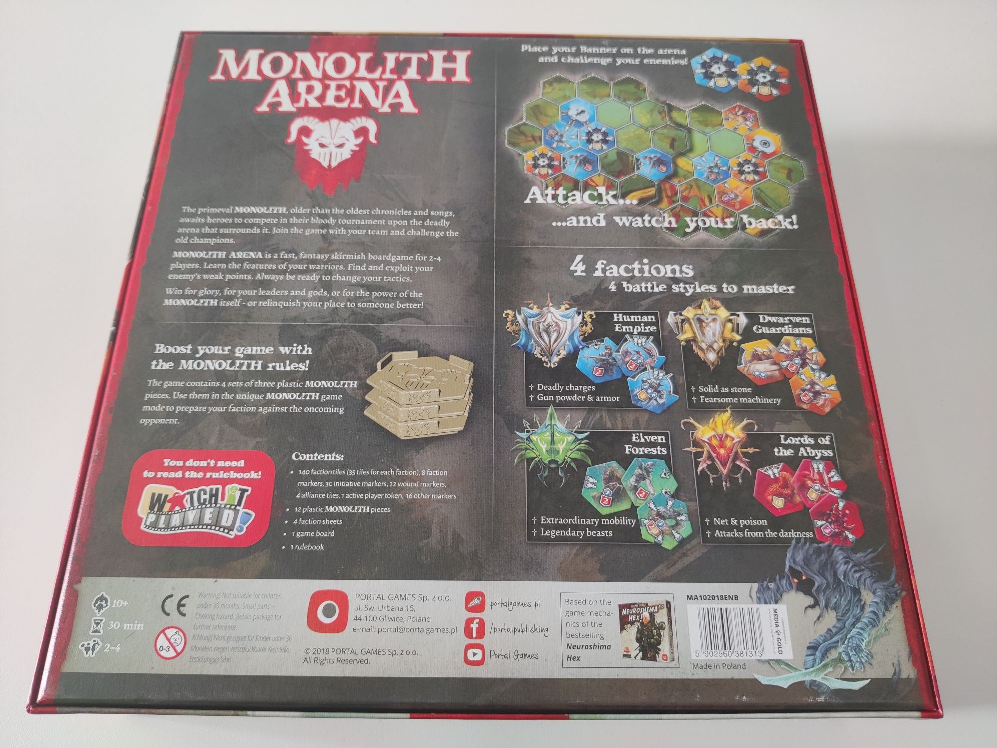 Monolith Arena joc de societate boardgame