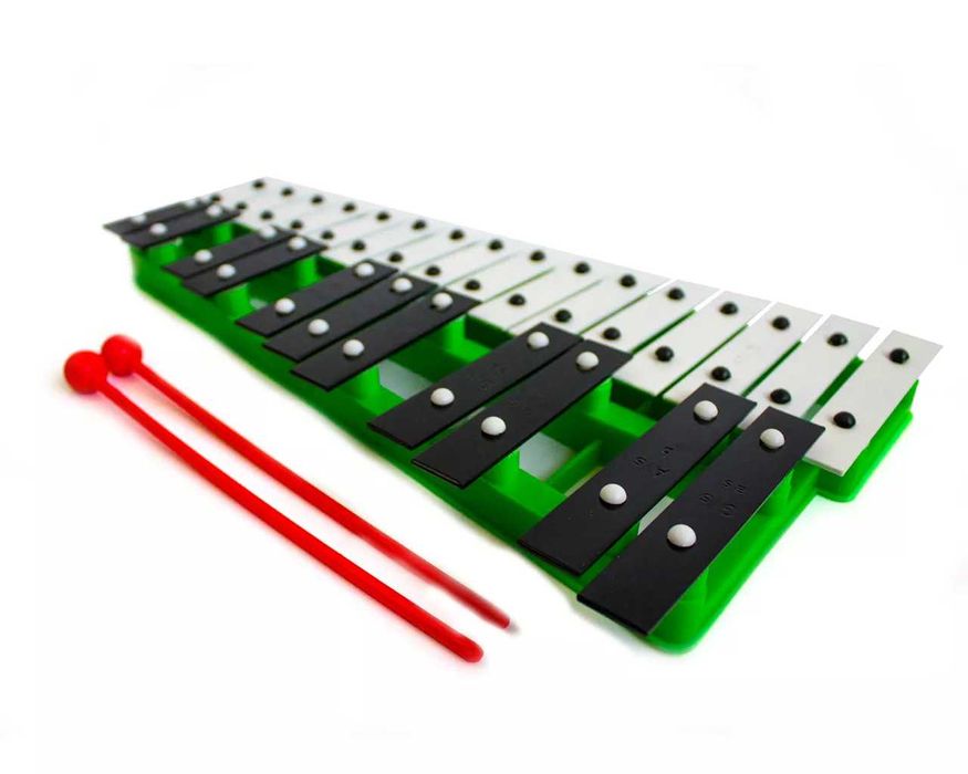 Професионален ксилофон CHROMATIC GLOCKENSPIEL с тупалки и метални клав