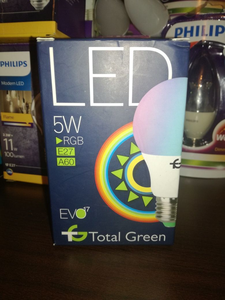 Bec Led RGB Total Green