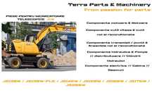 Piese excavatoare pe roti JCB JS130W / JS130W-PLE / JS145W / JS150W /