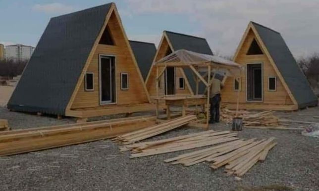 Construiesc case și cabane de lemn