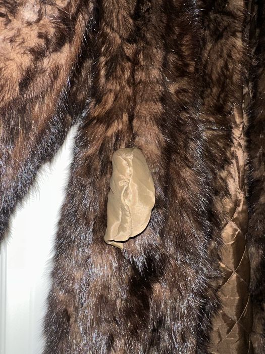 Blana Naturala Vizon (Nurca) LUX - Marimea L - Lungime Midi - Vintage