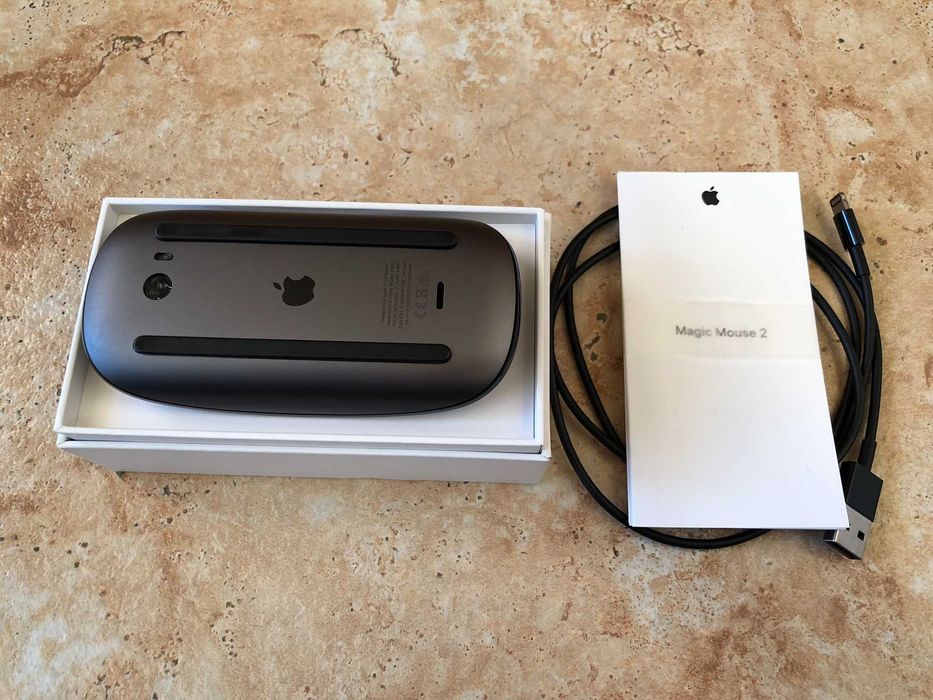 Mouse Apple Magic 2 Space Gray; Wireless