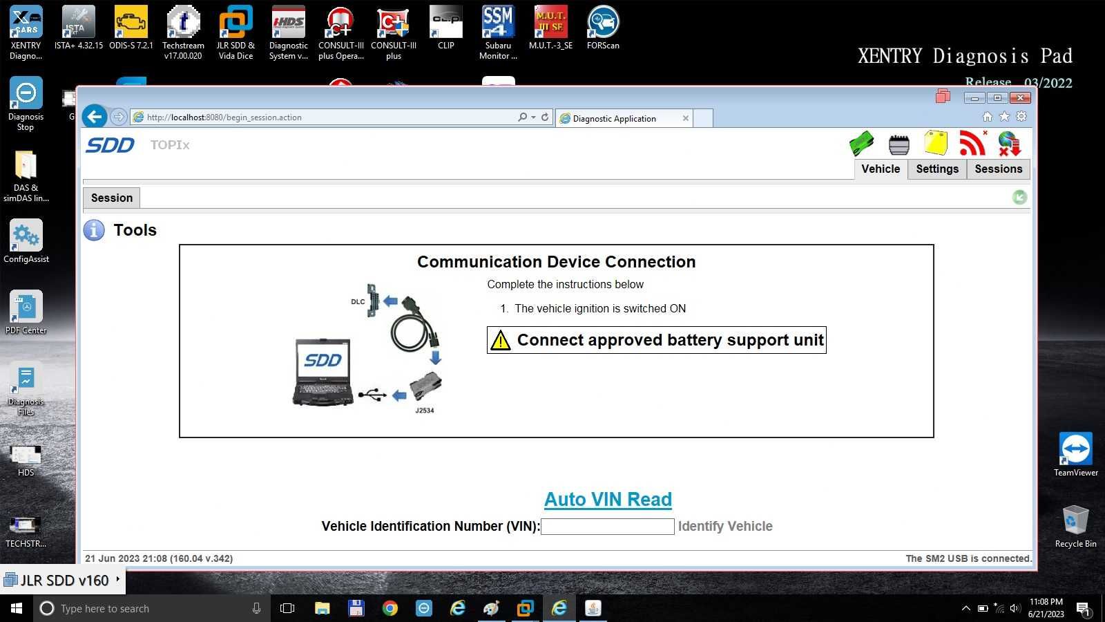 SSD 512 Gb Pass thru Xentry DTS Ista GDS2 HDS Techstream SDD ODIS MUT3