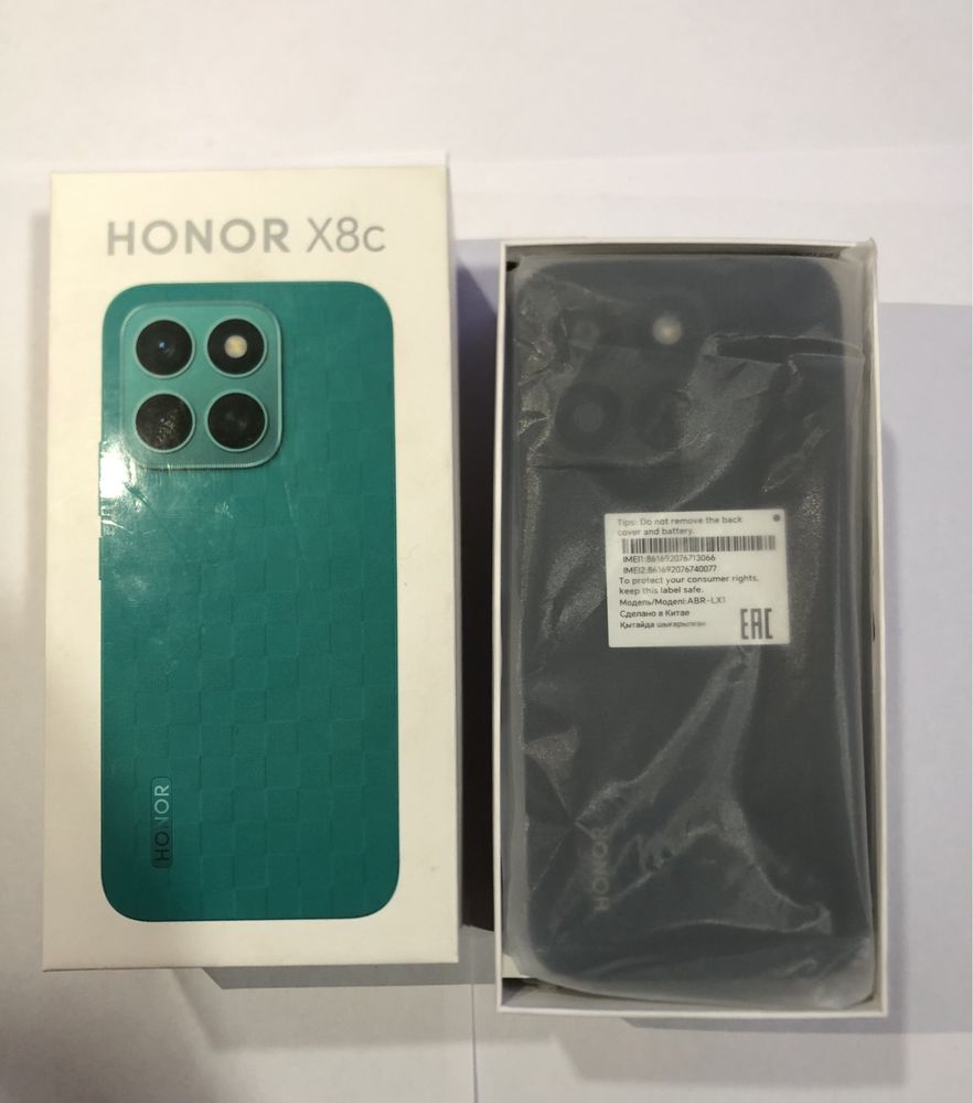 Honor X8c 256 гб совсем новый с гарантией