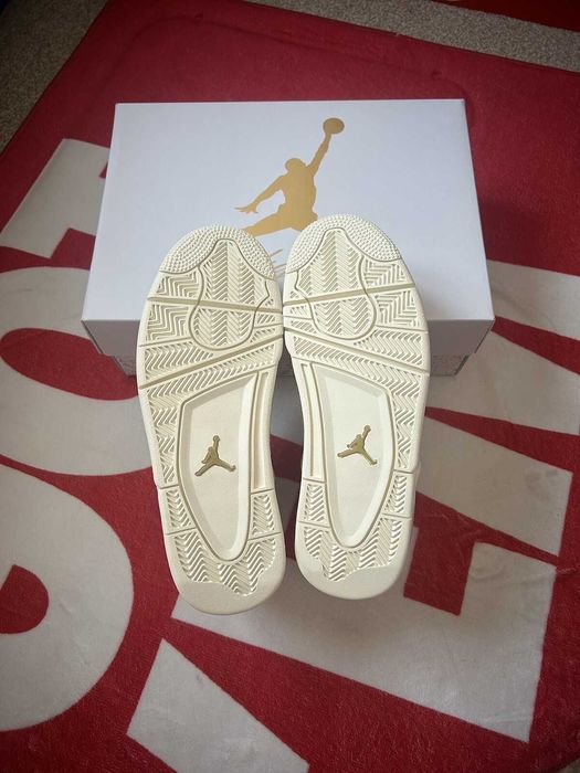 #LIVRARE 4.99 RON# Air Jordan 4 Metalic Gold Premium Orice Masura