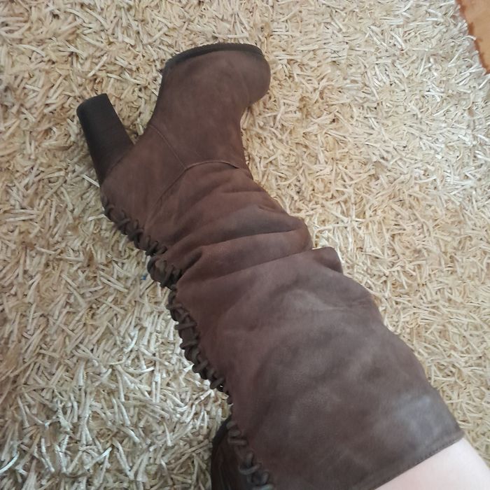 Сапоги замшевые и ботфорды