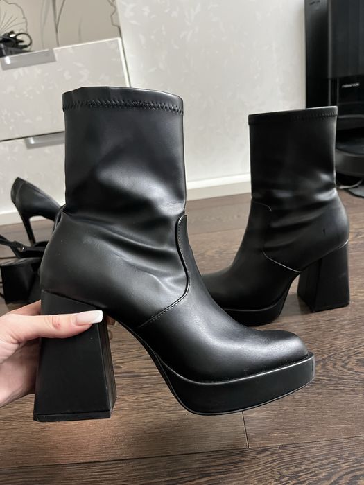 Зимни обувки на ток