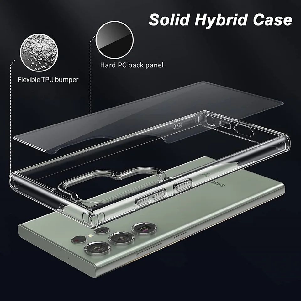 Прозрачен Кейс SPACE CASE за Samsung Galaxy S25 S24 S23 FE / Ultra S22