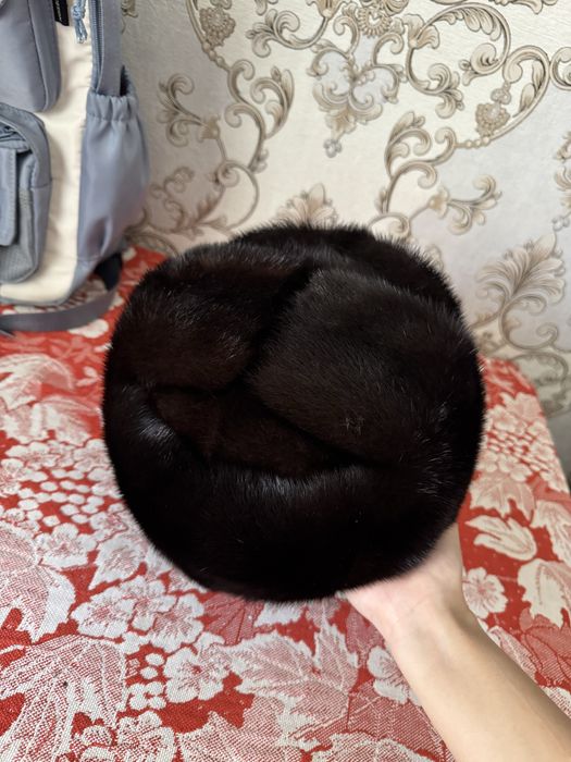 Норковая шапка мужская