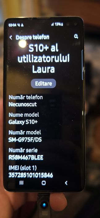 Telefon Samsung s 10 +