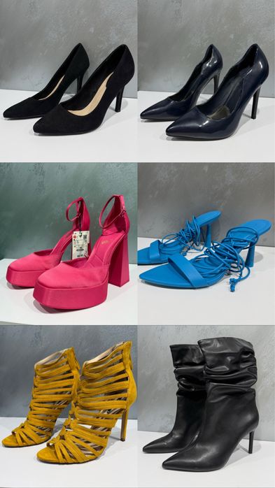 Обувки на ток Zara / Stradivarius / Bershka / Paolo Botticelli