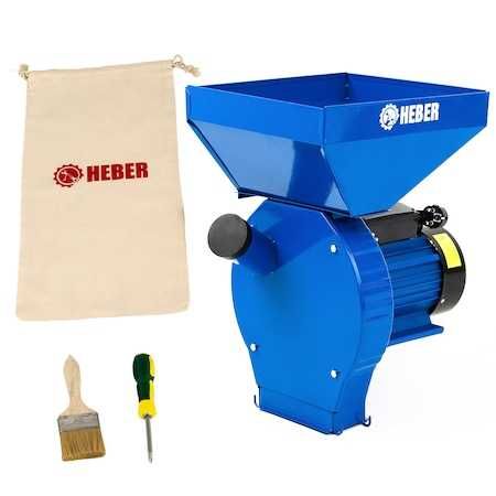 Moara electrica pentru cereale si stiuleti (2în1) cuva mare,motor3,5kw