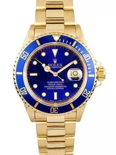 CEAS ROLEX Submariner Gold&Blue Model 2025 SUPERB Auriu cu Albastru !!