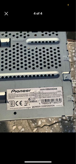 Casetofon Auto Pioneer double din DAB AVH-x3500
