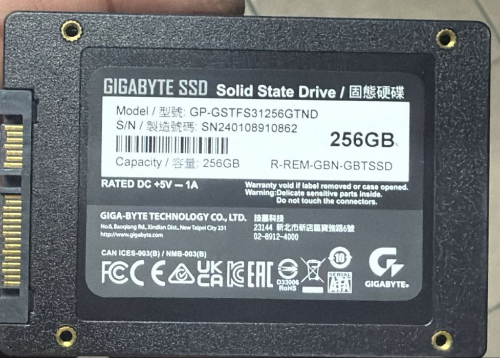 Жесткий диск SSD 256Gb