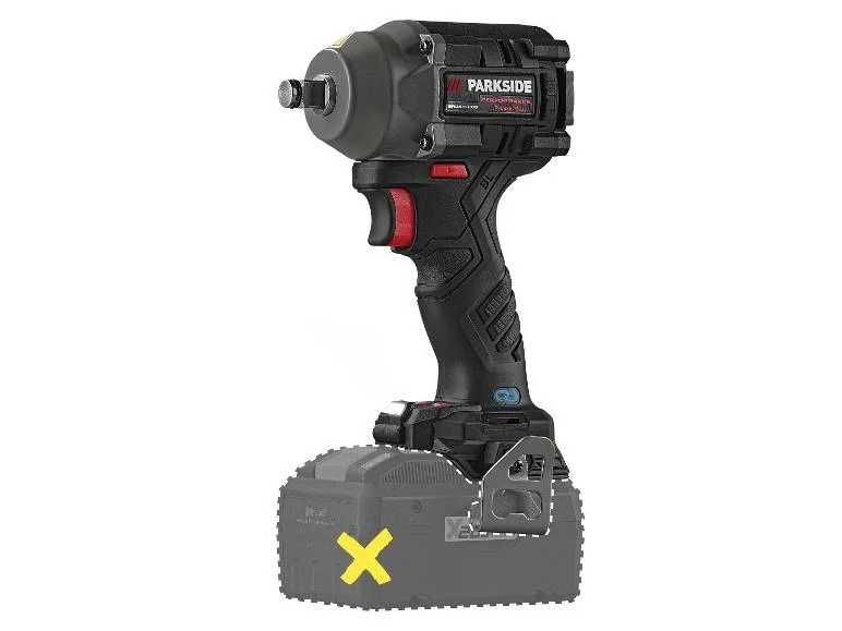 Ударен гайковерт ПАРКСАЙД PARKSIDE PPDSSA 20-Li A1, 20 V / 600NM