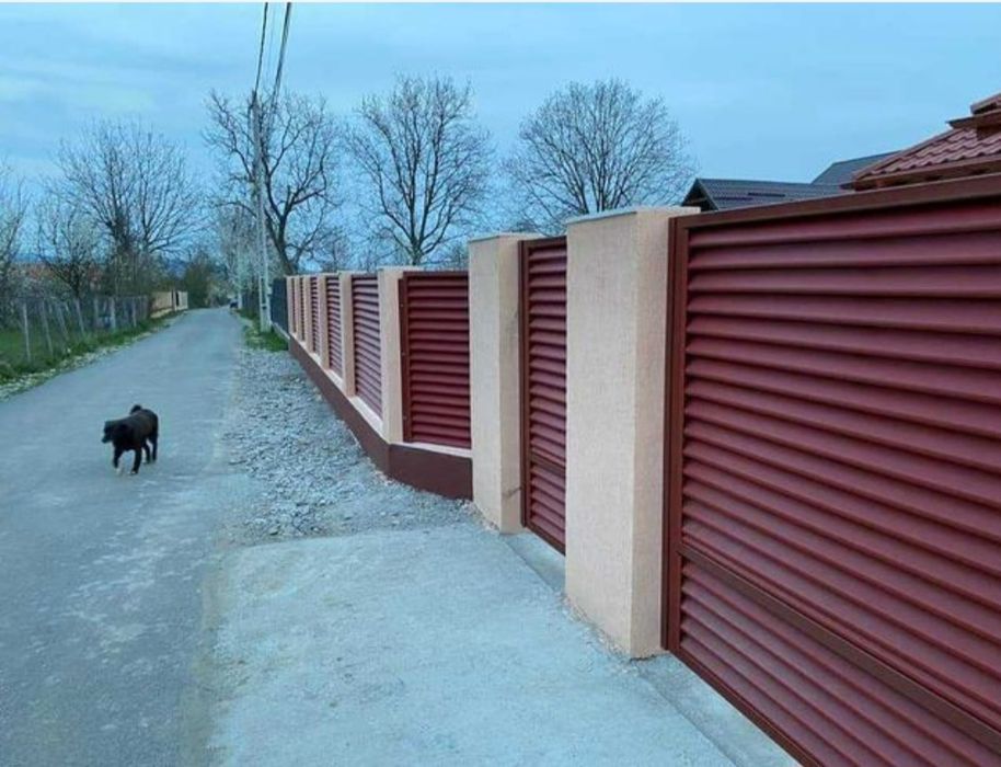 Gard din tabla,plasă,sipca,bca etc