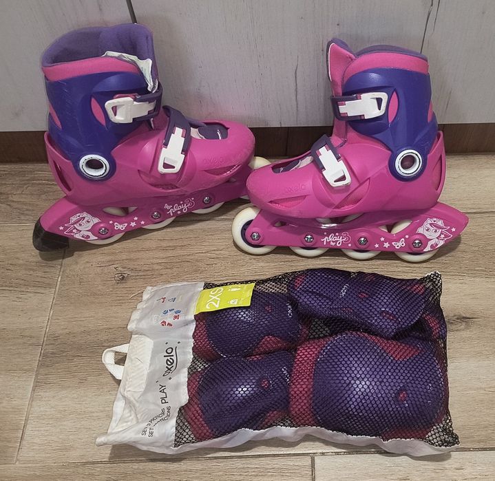 Комплект детски ролери 30-32 с подарък протектори