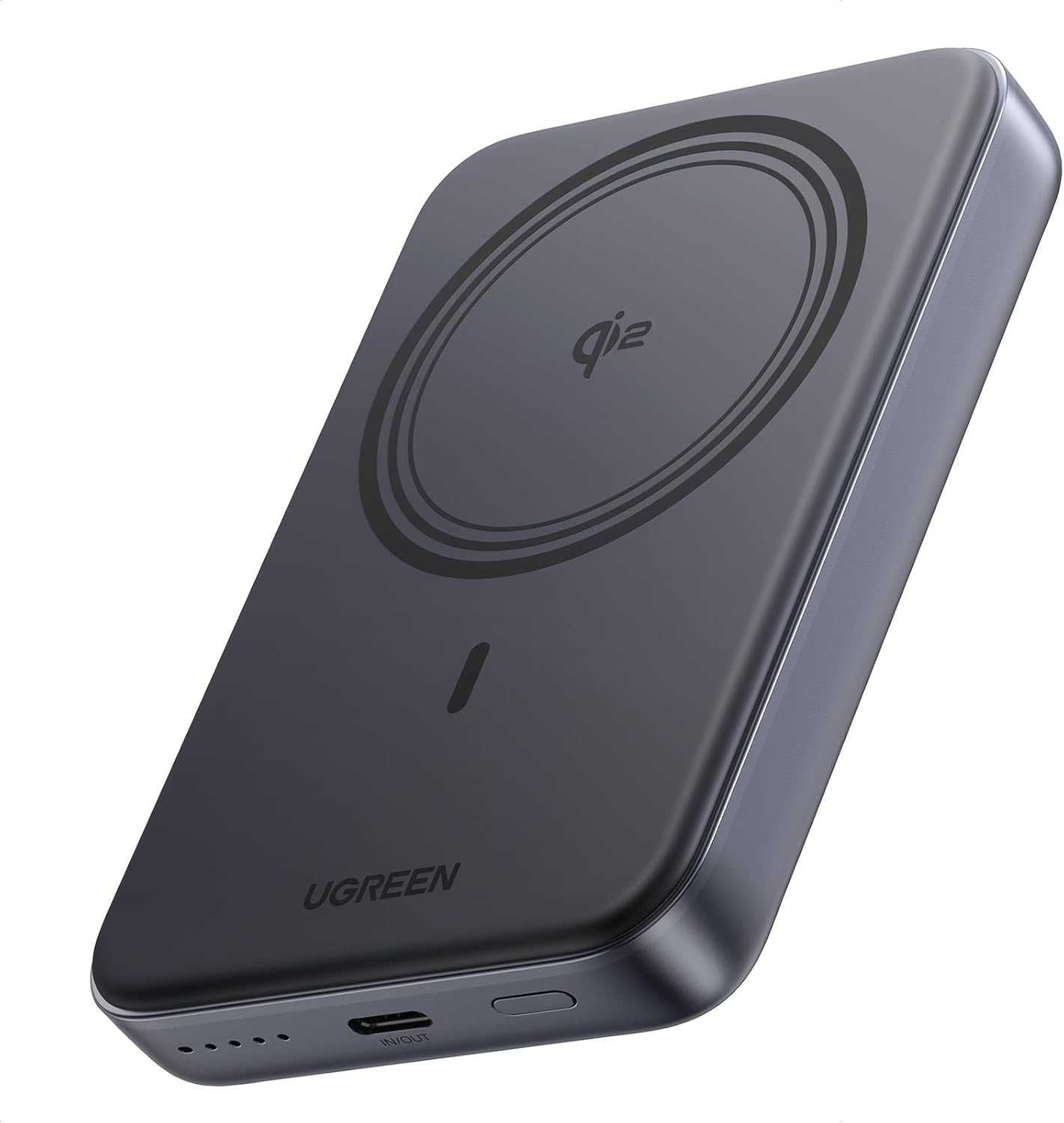Външна батерия UGREEN Nexode, безжична захранваща банка, 10000mAh Qi2