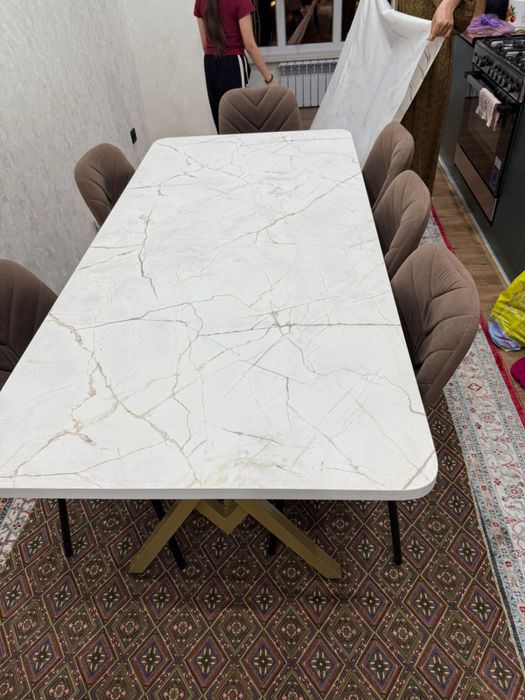 Столымен орындықтап сатылады жақсы бағада