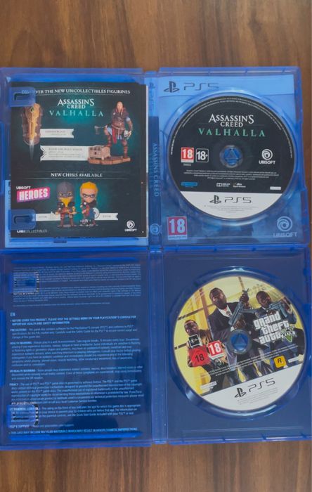 Gta V, Assassins’s Creed Valhalla PS5