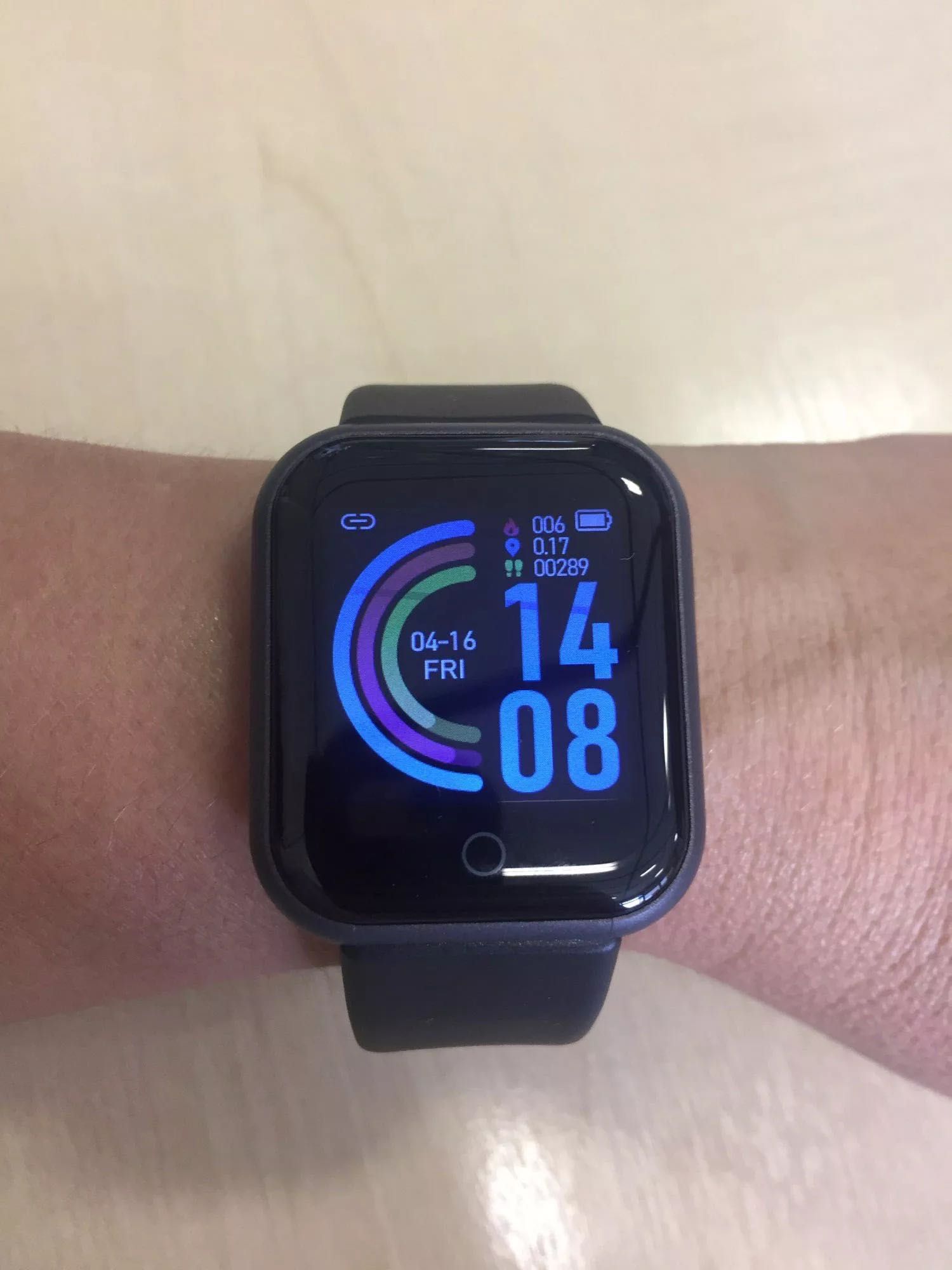 ПРОМО Умен Смарт Часовник Y68 Гривна Smart Watch крачкомер часовници