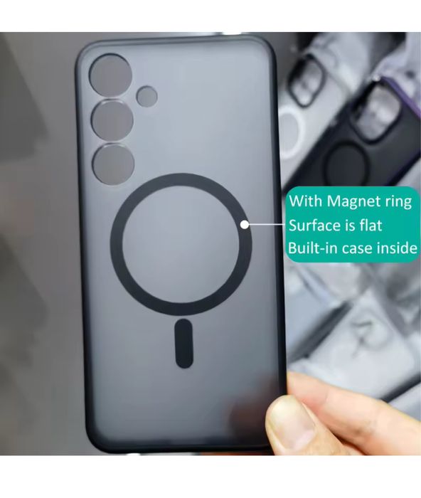 Samsung S24/S25/PLUS/ULTRA - Husa Magsafe Slim 0,2mm Hybrid Hardcase