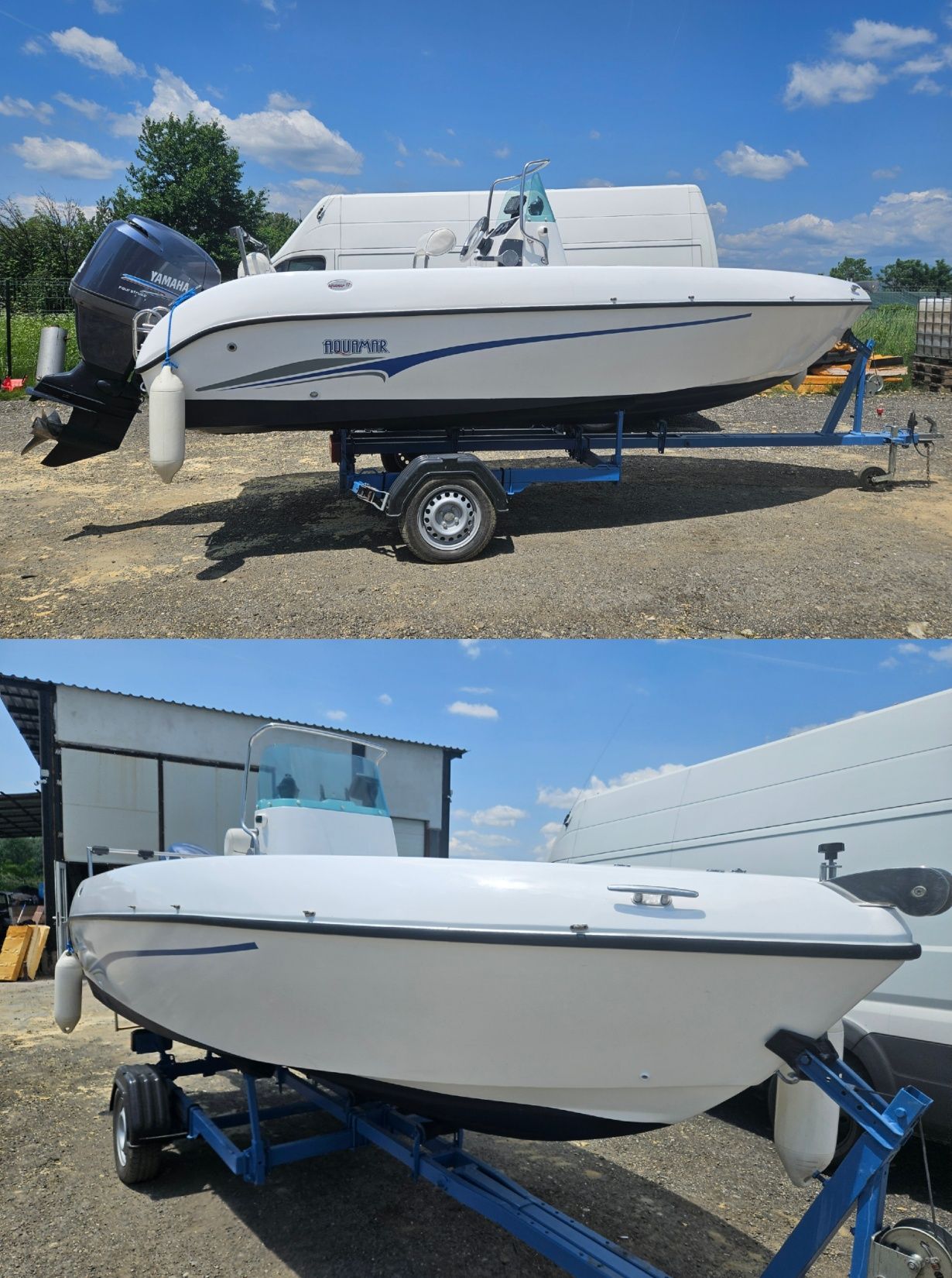 Barcă Aquamar 5m + Motor Yamaha 115 CP
